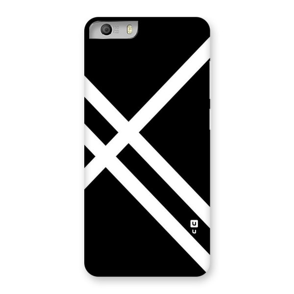 CrissCross Lines Back Case for Micromax Canvas Knight 2