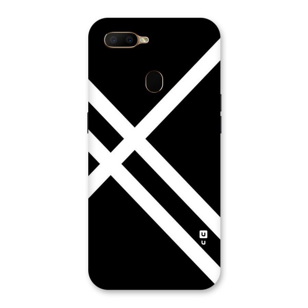 CrissCross Lines Back Case for Oppo A5s