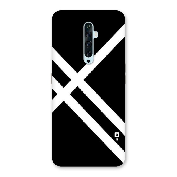 CrissCross Lines Back Case for Oppo Reno2 Z