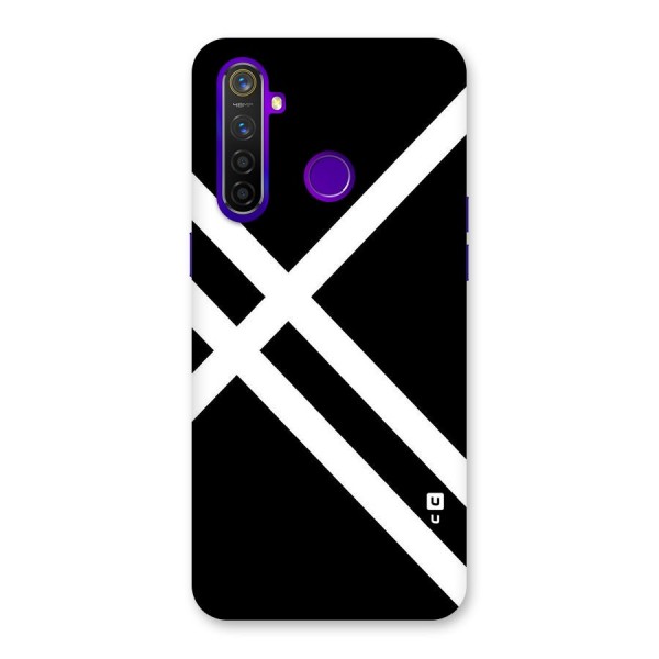 CrissCross Lines Back Case for Realme 5 Pro