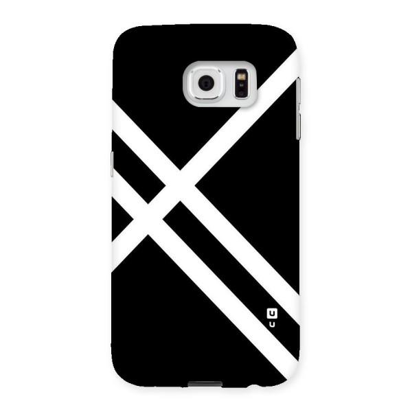 CrissCross Lines Back Case for Samsung Galaxy S6