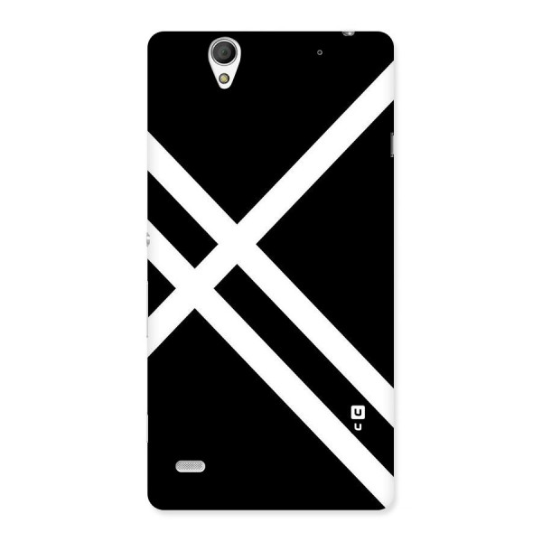 CrissCross Lines Back Case for Sony Xperia C4