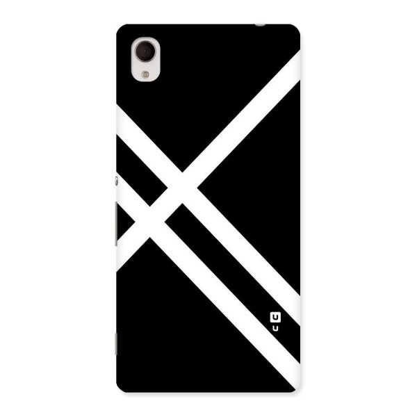 CrissCross Lines Back Case for Sony Xperia M4