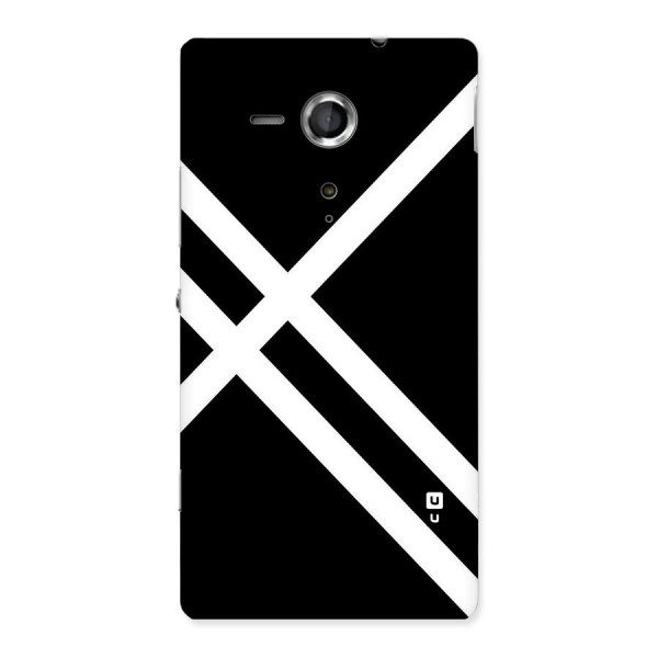 CrissCross Lines Back Case for Sony Xperia SP