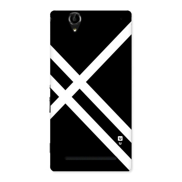 CrissCross Lines Back Case for Sony Xperia T2