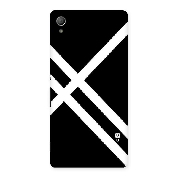 CrissCross Lines Back Case for Xperia Z3 Plus