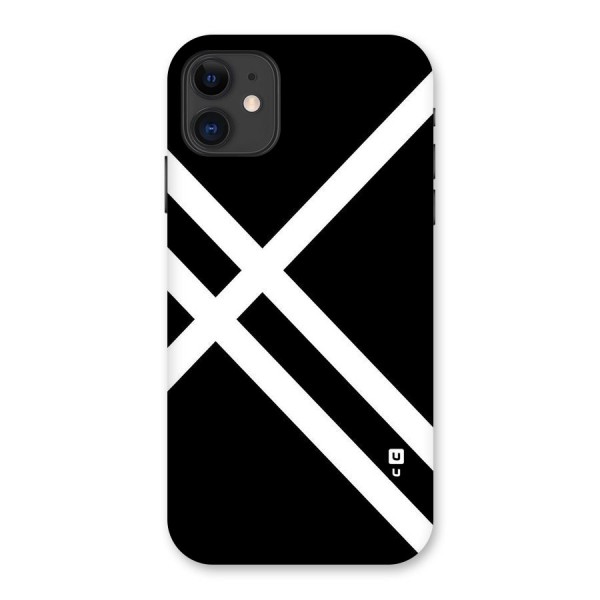 CrissCross Lines Back Case for iPhone 11