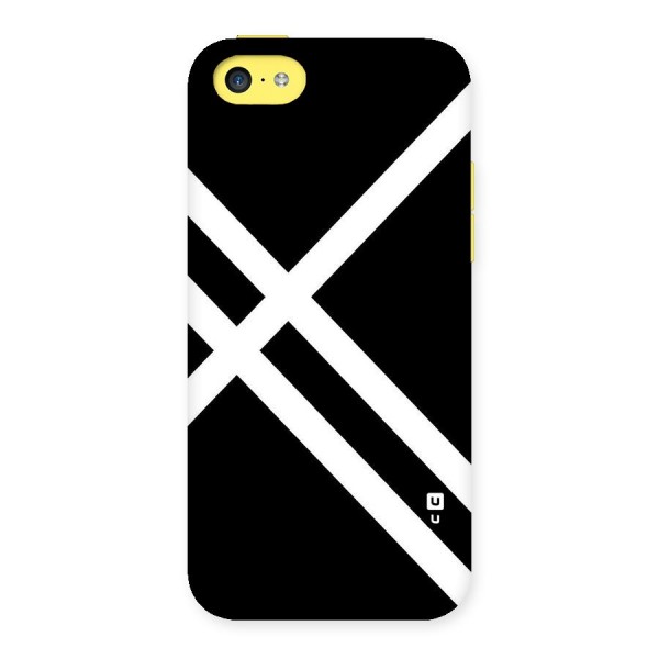 CrissCross Lines Back Case for iPhone 5C