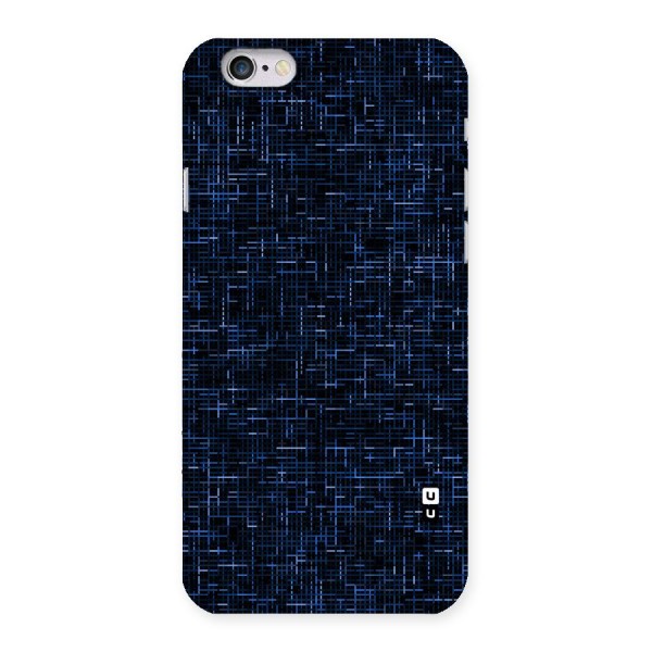 Criss Cross Blue Pattern Back Case for iPhone 6 6S