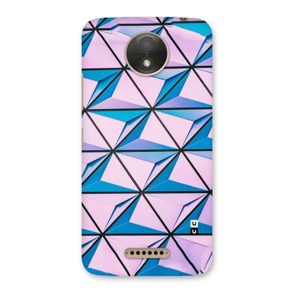 Crystal Abstract Back Case for Moto C Plus
