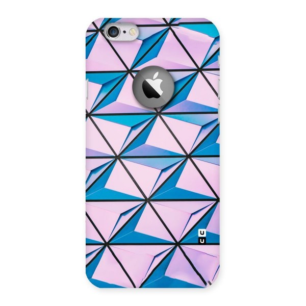Crystal Abstract Back Case for iPhone 6 Logo Cut