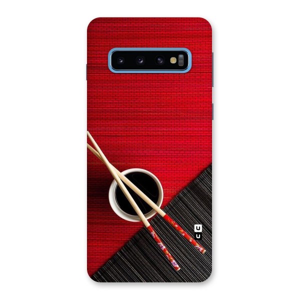 Cup Chopsticks Back Case for Galaxy S10