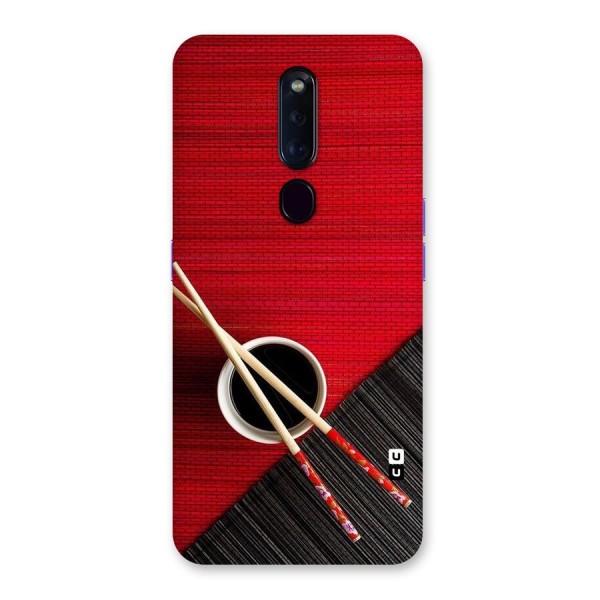 Cup Chopsticks Back Case for Oppo F11 Pro