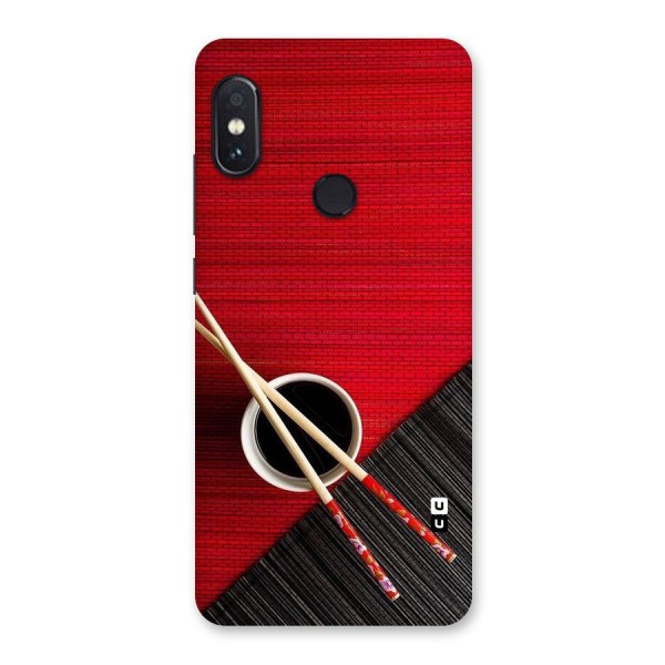 Cup Chopsticks Back Case for Redmi Note 5 Pro