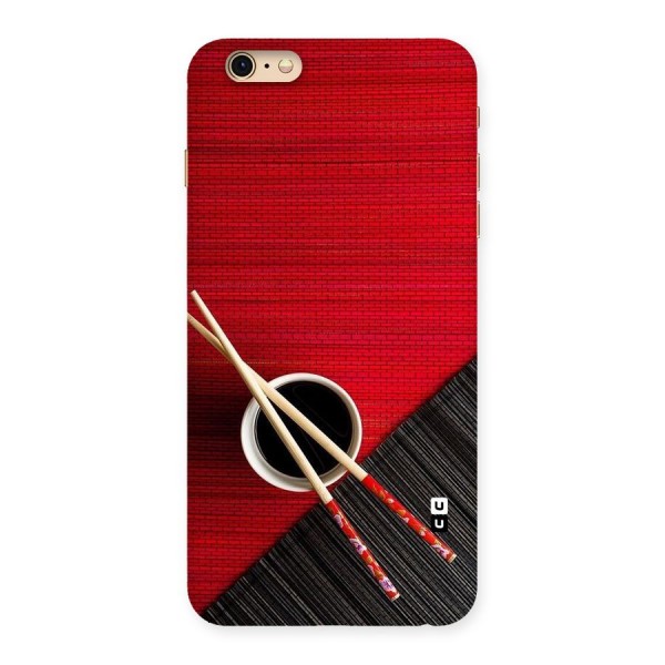 Cup Chopsticks Back Case for iPhone 6 Plus 6S Plus