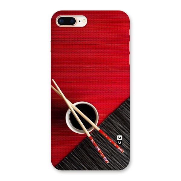 Cup Chopsticks Back Case for iPhone 8 Plus