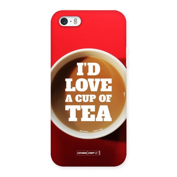 Cup of Tea Back Case for iPhone SE
