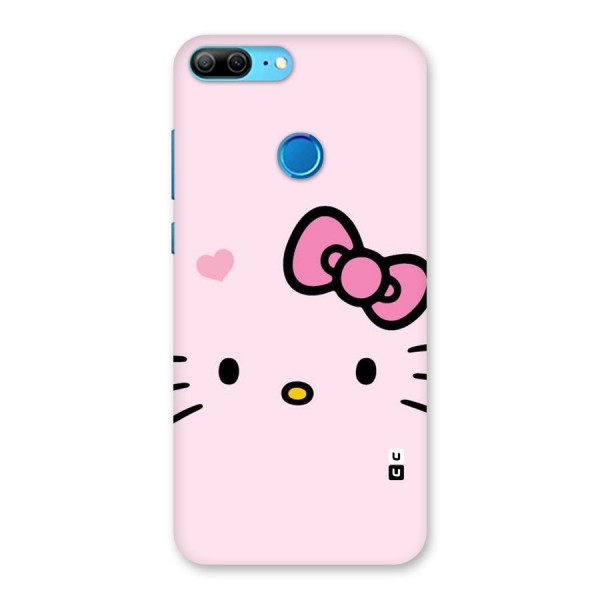 Cute Bow Face Back Case for Honor 9 Lite