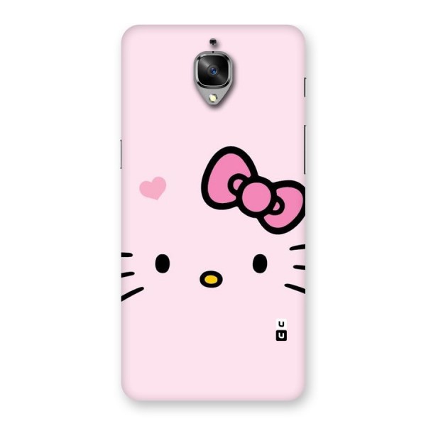 Cute Bow Face Back Case for OnePlus 3T