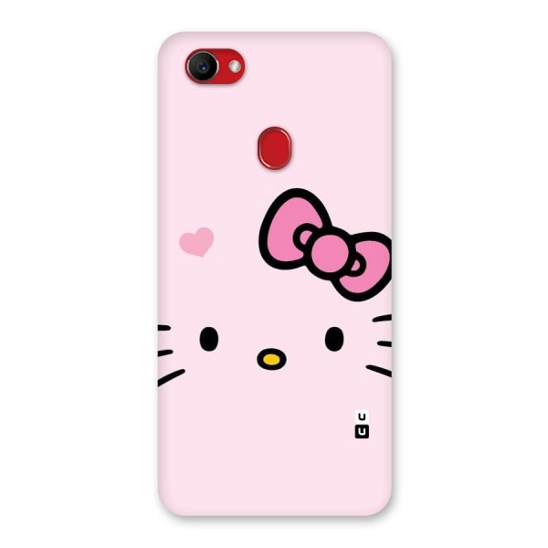 Cute Bow Face Back Case for Oppo F7