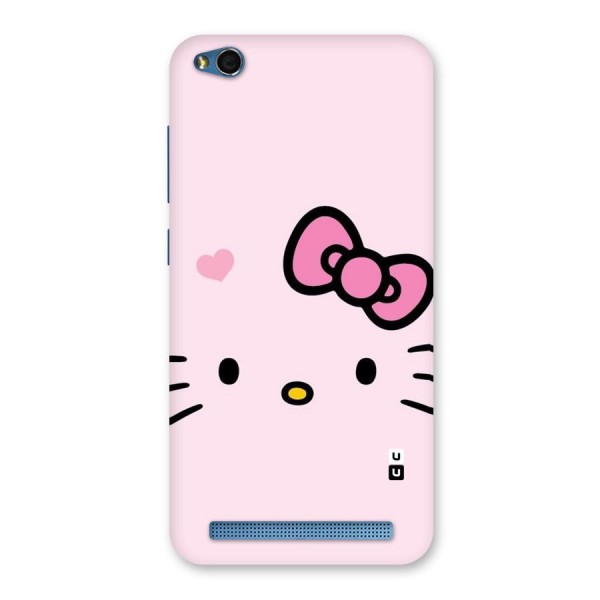 Cute Bow Face Back Case for Redmi 5A
