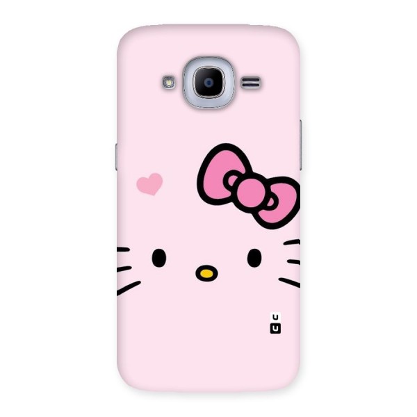Cute Bow Face Back Case for Samsung Galaxy J2 Pro