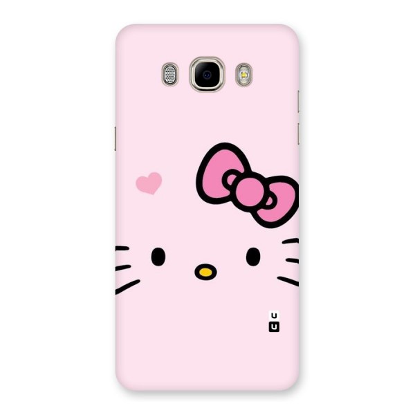 Cute Bow Face Back Case for Samsung Galaxy J7 2016