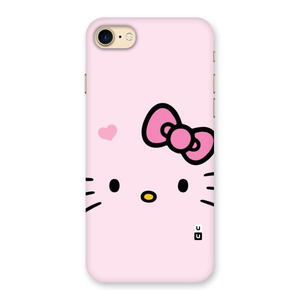 Cute Bow Face Back Case for iPhone 7