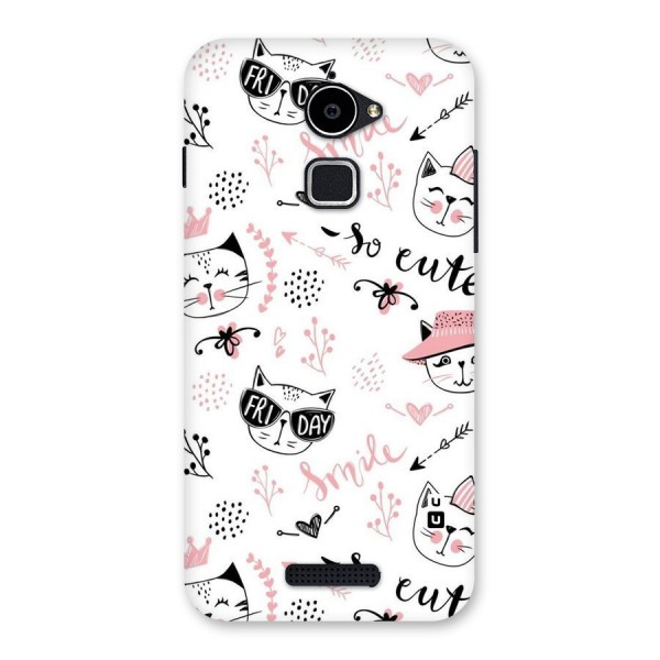 Cute Cat Swag Back Case for Coolpad Note 3 Lite