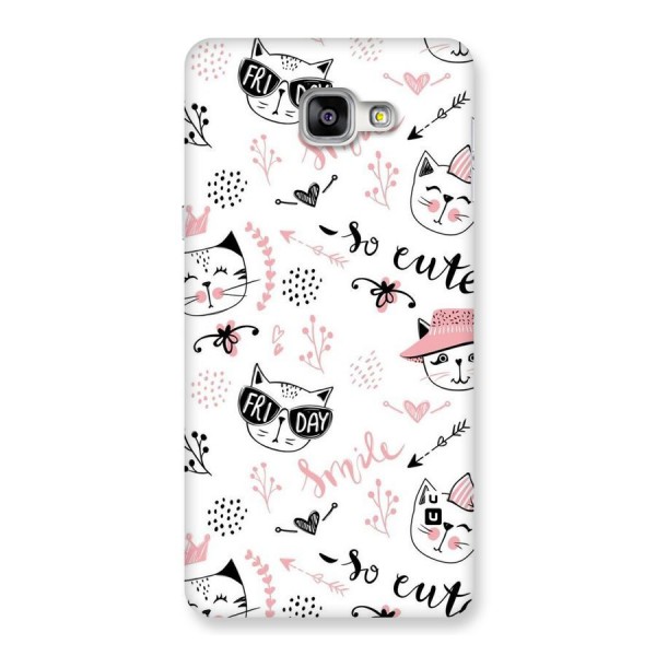 Cute Cat Swag Back Case for Galaxy A9