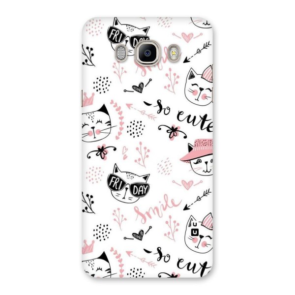 Cute Cat Swag Back Case for Galaxy On8