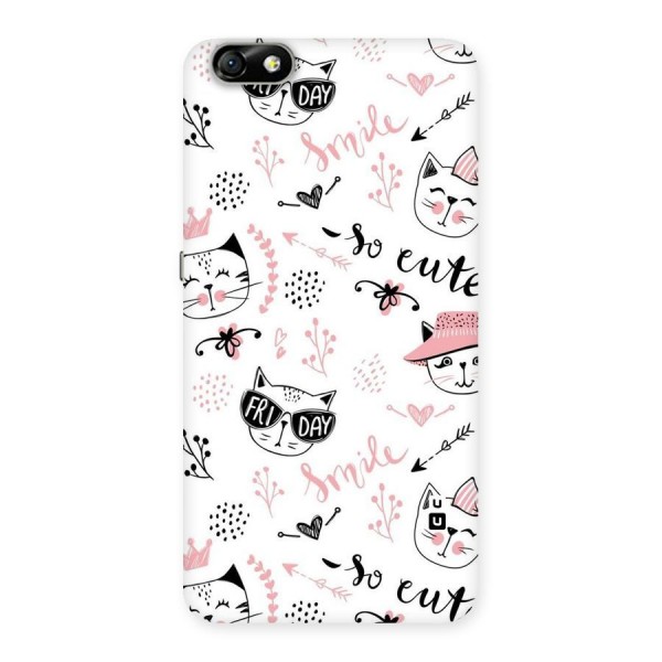 Cute Cat Swag Back Case for Honor 4X