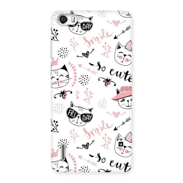 Cute Cat Swag Back Case for Honor 6