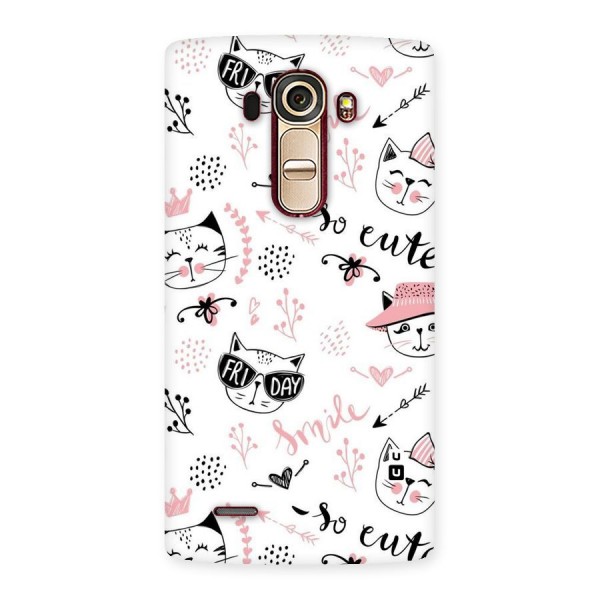 Cute Cat Swag Back Case for LG G4
