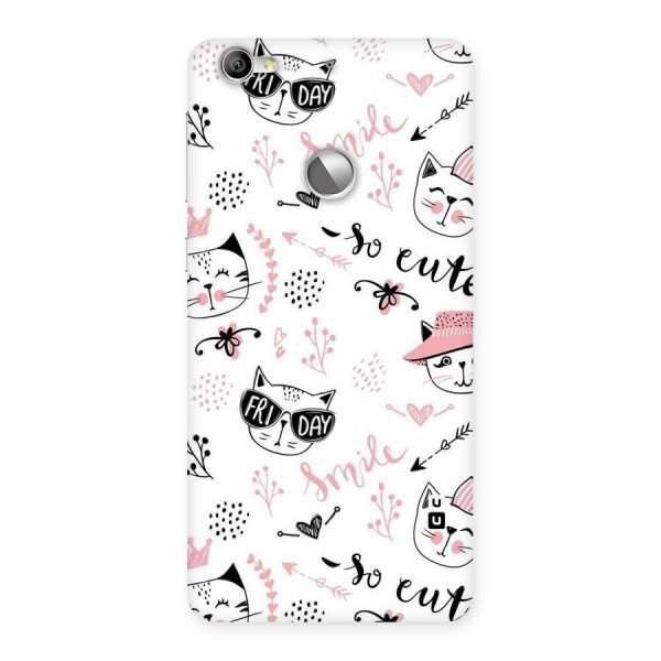 Cute Cat Swag Back Case for LeTV Le 1s