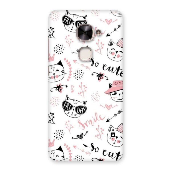 Cute Cat Swag Back Case for Le 2
