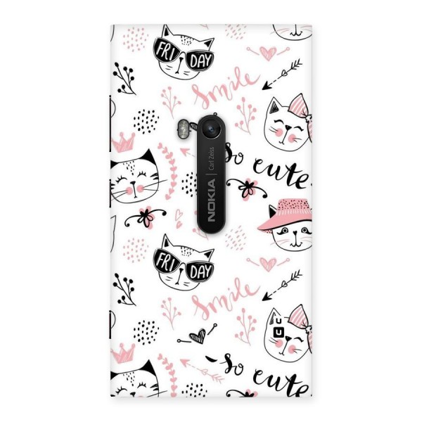 Cute Cat Swag Back Case for Lumia 920