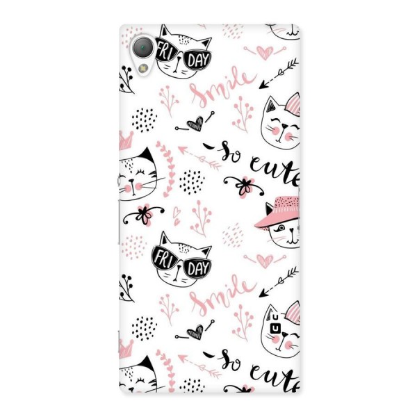 Cute Cat Swag Back Case for Sony Xperia Z3