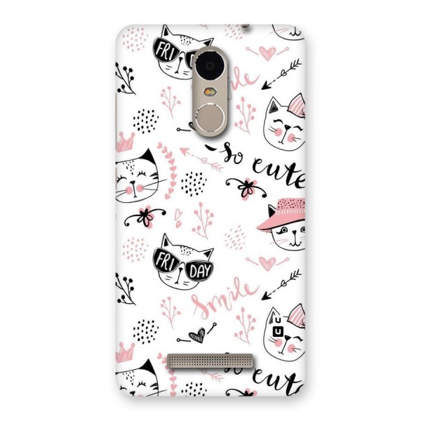 Cute Cat Swag Back Case for Xiaomi Redmi Note 3