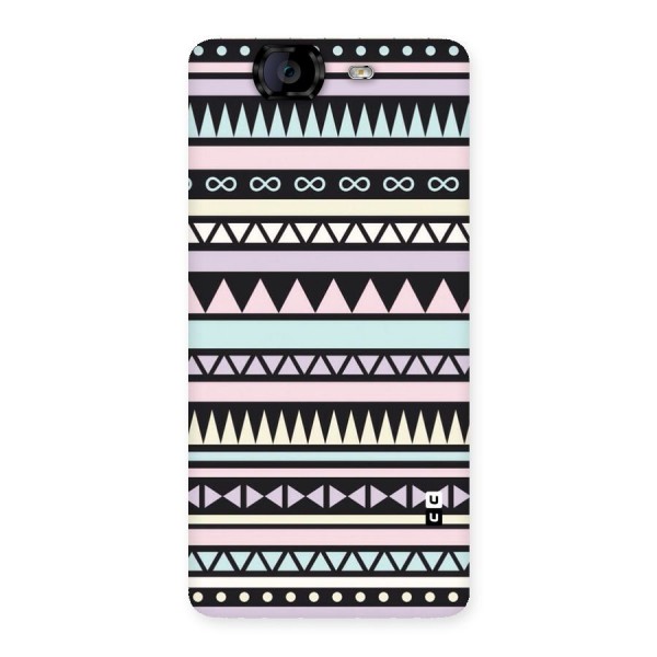 Cute Chev Pattern Back Case for Canvas Knight A350