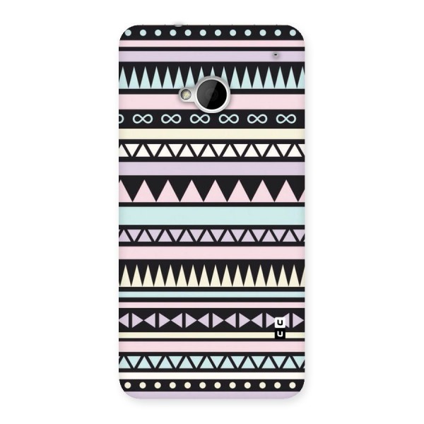Cute Chev Pattern Back Case for HTC One M7