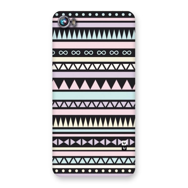 Cute Chev Pattern Back Case for Micromax Canvas Fire 4 A107