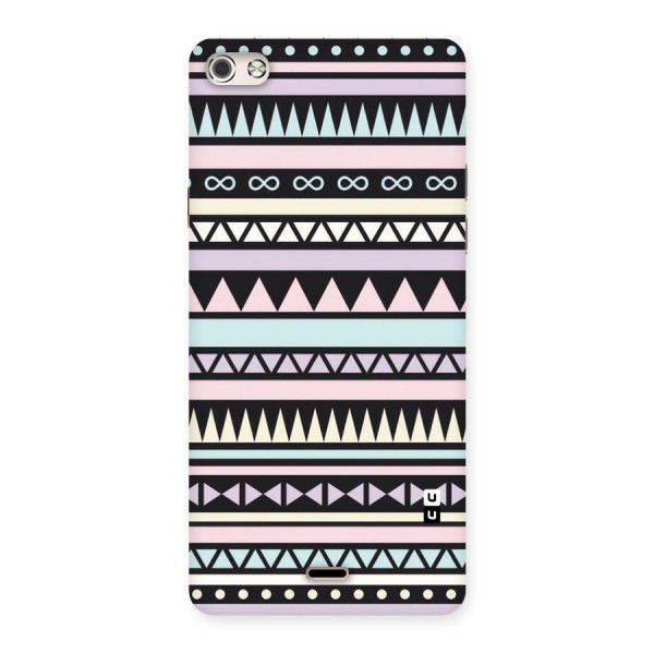 Cute Chev Pattern Back Case for Micromax Canvas Silver 5