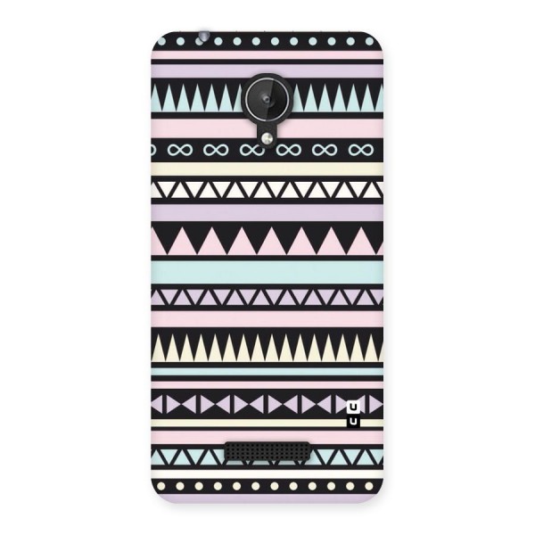 Cute Chev Pattern Back Case for Micromax Canvas Spark Q380