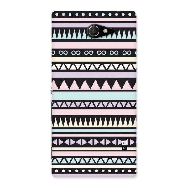 Cute Chev Pattern Back Case for Sony Xperia M2