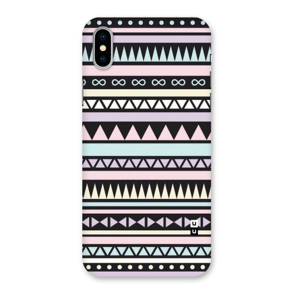 Cute Chev Pattern Back Case for iPhone X
