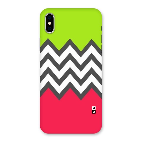 Cute Chevron Back Case for iPhone X