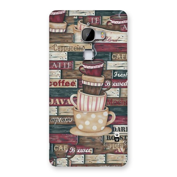 Cute Coffee Cups Back Case for LeTv Le Max