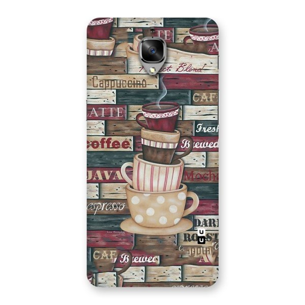 Cute Coffee Cups Back Case for OnePlus 3