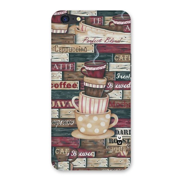 Cute Coffee Cups Back Case for Oppo A71